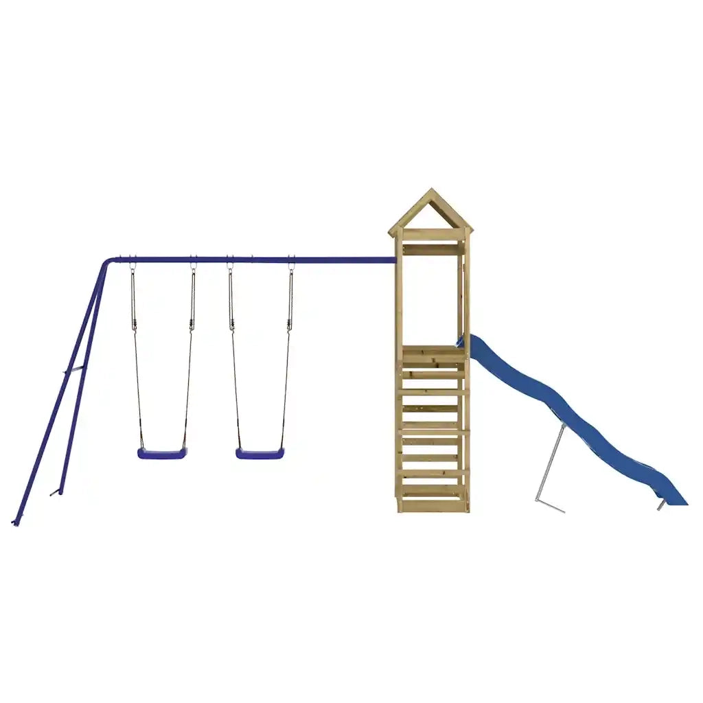 Set da Gioco da Esterno in Legno di Pino Impregnato 3156978
