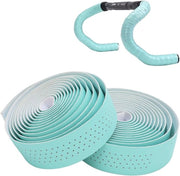 Manubrio per bicicletta 2 pezzi - 200 x 3 cm - Autoadesivo - Cintura di presa con grip antiscivolo - PU/EVA - Inclusi fermi manubrio - Cintura manubrio