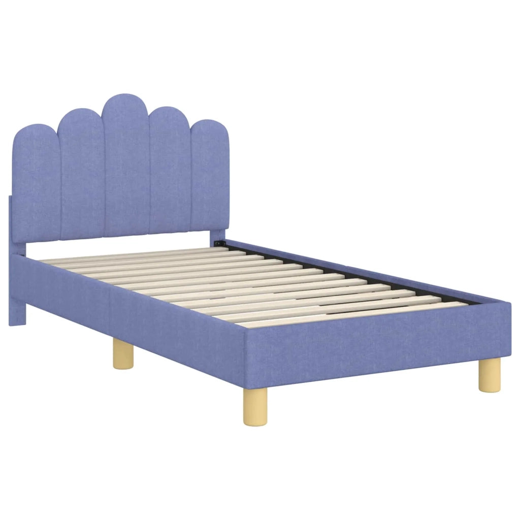 Struttura letto bambini con testata Blu jeans 80 x 160 cm