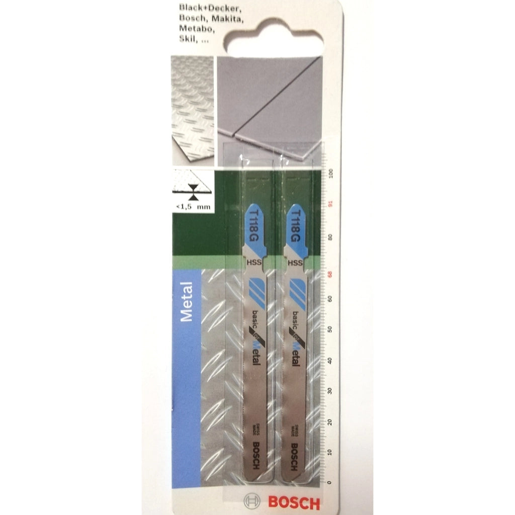 Bosch LAMA PER SEGHETTO ALTERNATIVO HSS. T 118 G. 74 MM.