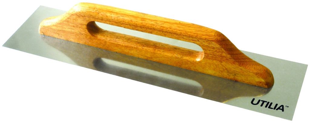 Utilia FRATTAZZO CON MANICO IN LEGNO MOD. TEDESCO  cm. 48x12 6.00 pz