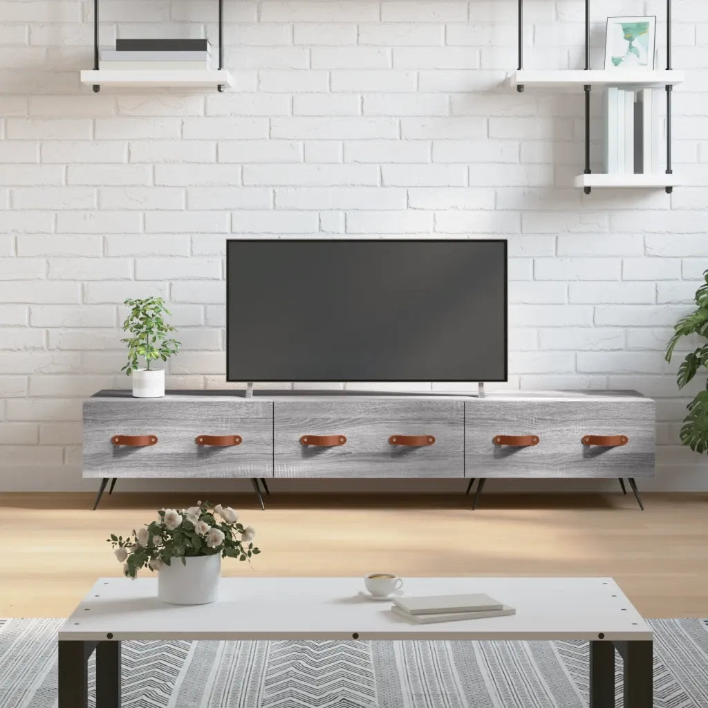Mobile Porta TV-Mobile per TV-Credenza TV Grigio Sonoma 150x36x30 cm in Legno Multistrato 902512