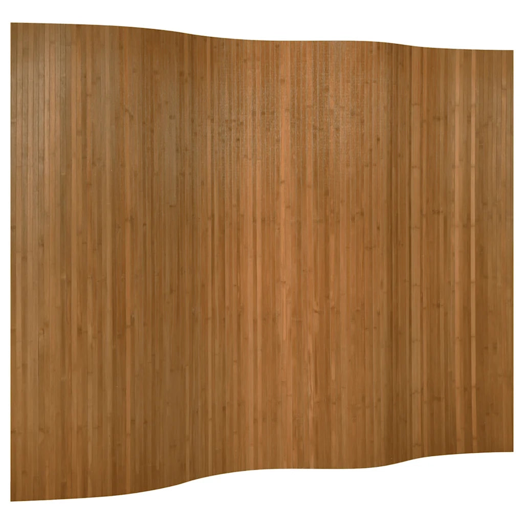 Divisorio-Paravento Ambienti Marrone 165x250 cm in Bambﾨﾴ