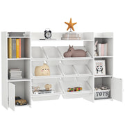 Libreria per bambini con scatole ¨C zephmum ¨C bianco 80x30x40