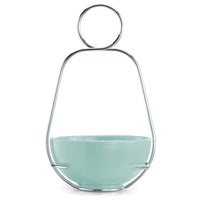 Coppetta per Aperitivo in Gres e Acciaio Kaleidos Turchese