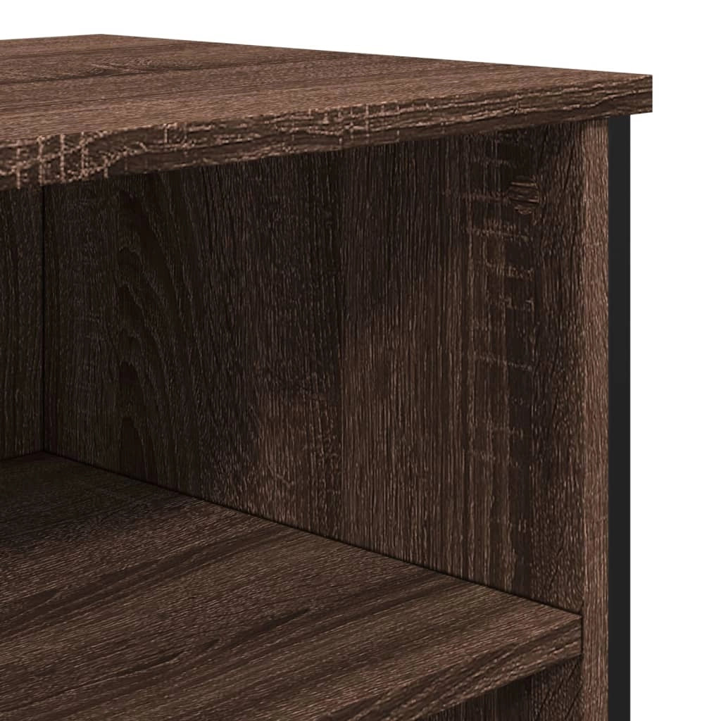 Credenza cassettiera armadio mobile contenitore organizer per cucina soggiorno salotto 91 x 35,5 x 74,5 cm legno ingegnerizzato marrone 02_0031452