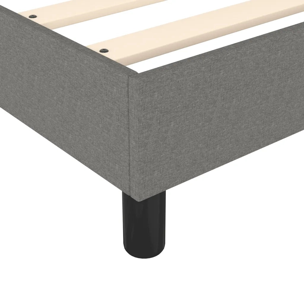Giroletto a Molle Grigio Scuro 90x190 cm in Tessuto cod mxl 36155