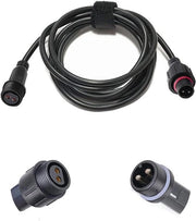 Cavo elettrico 1 metro, connettore 2-pins, 16 AWG, maschio-femmina, per alimentazione LED.