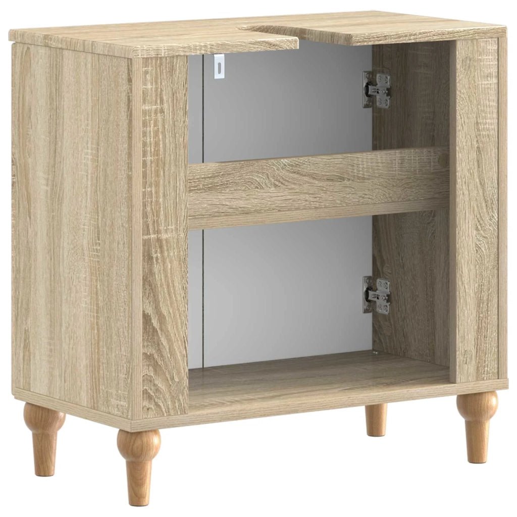 Armadio per Lavabo da Bagno ALKMAAR Rovere Sonoma 896127