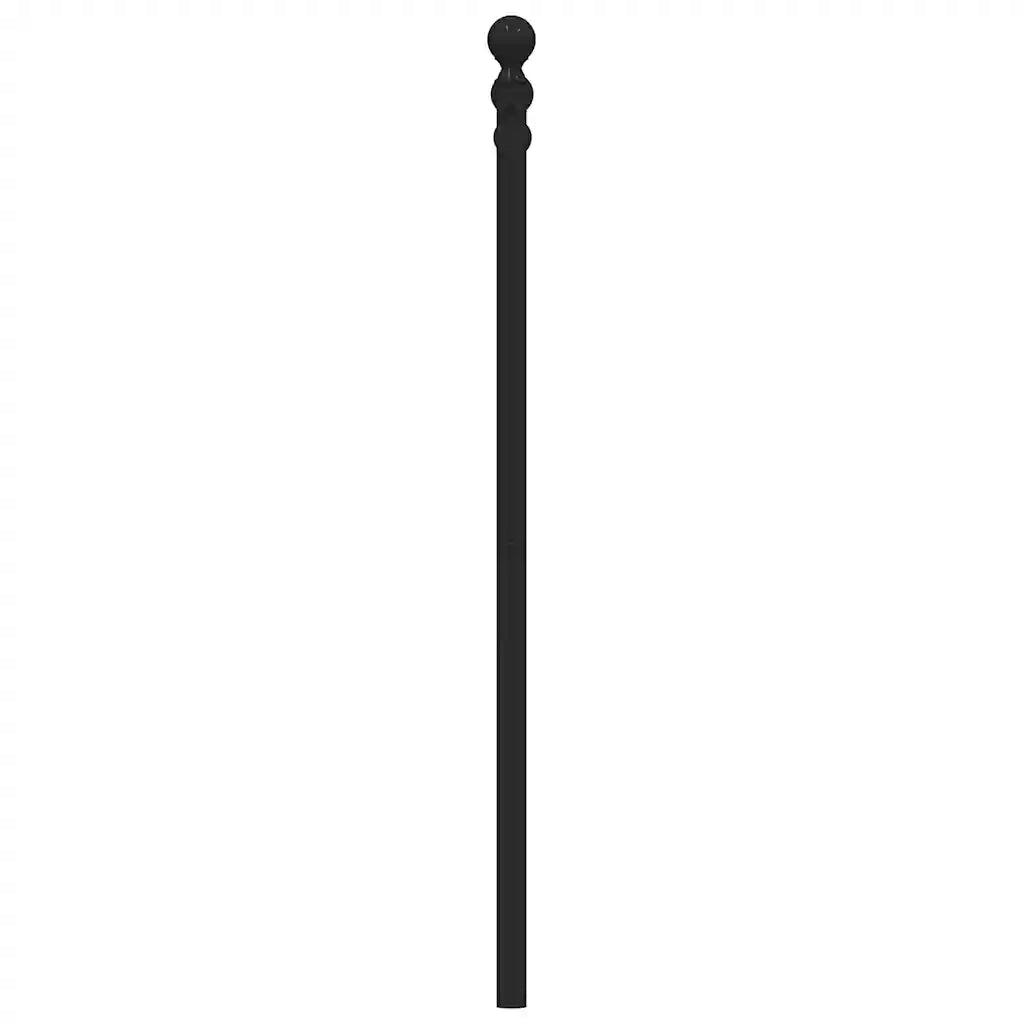 Testiera di Ricambio in Metallo Nero 180 cm 353573