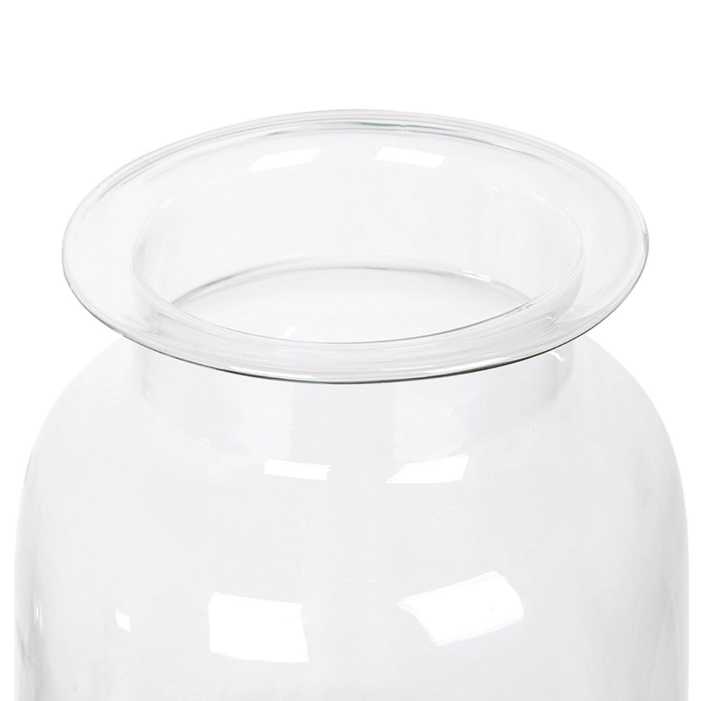 Vaso per fiori in vetro iridescente 27 cm Decorazione per la casa fatta a mano dal design moderno