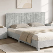 Testiera da Muro ZWOLLE Grigio Cemento Legno ingegnerizzato 896508