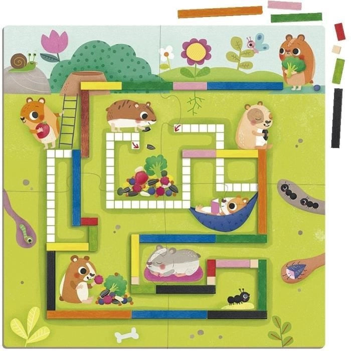 Gioco educativo - GOULA - 1-10 Matematica - Aiuta i criceti ad accumulare le scorte per l'inverno