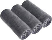 Set di asciugamani per asciugare a mano 3 pezzi - Asciugamani per asciugare a mano in microfibra - Asciugano velocemente - Leggero e soffice - Absorbente - Dimensioni 40 cm x 80 cm - Asciugamano per asciugare a mano
