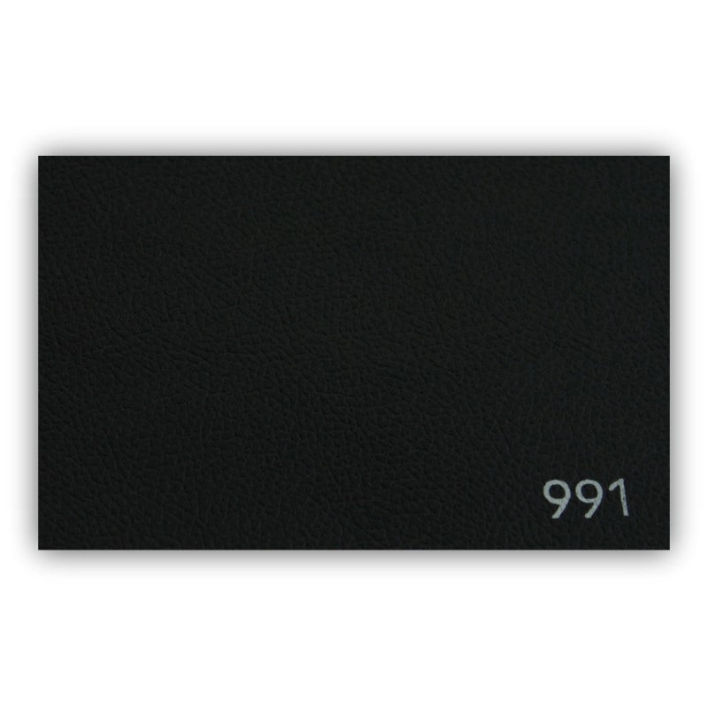 Ecopelle di Alta Qualità Made in Italy, Colore Nero 991 - Tessuto per Rivestimento e Tappezzeria - Vendita al Mezzo Metro