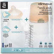 Biberon Anti-colica Flusso Medio - 270 ml - Biberon con Beccuccio Flusso Medio - Prevenzione Coliche - 3 mesi