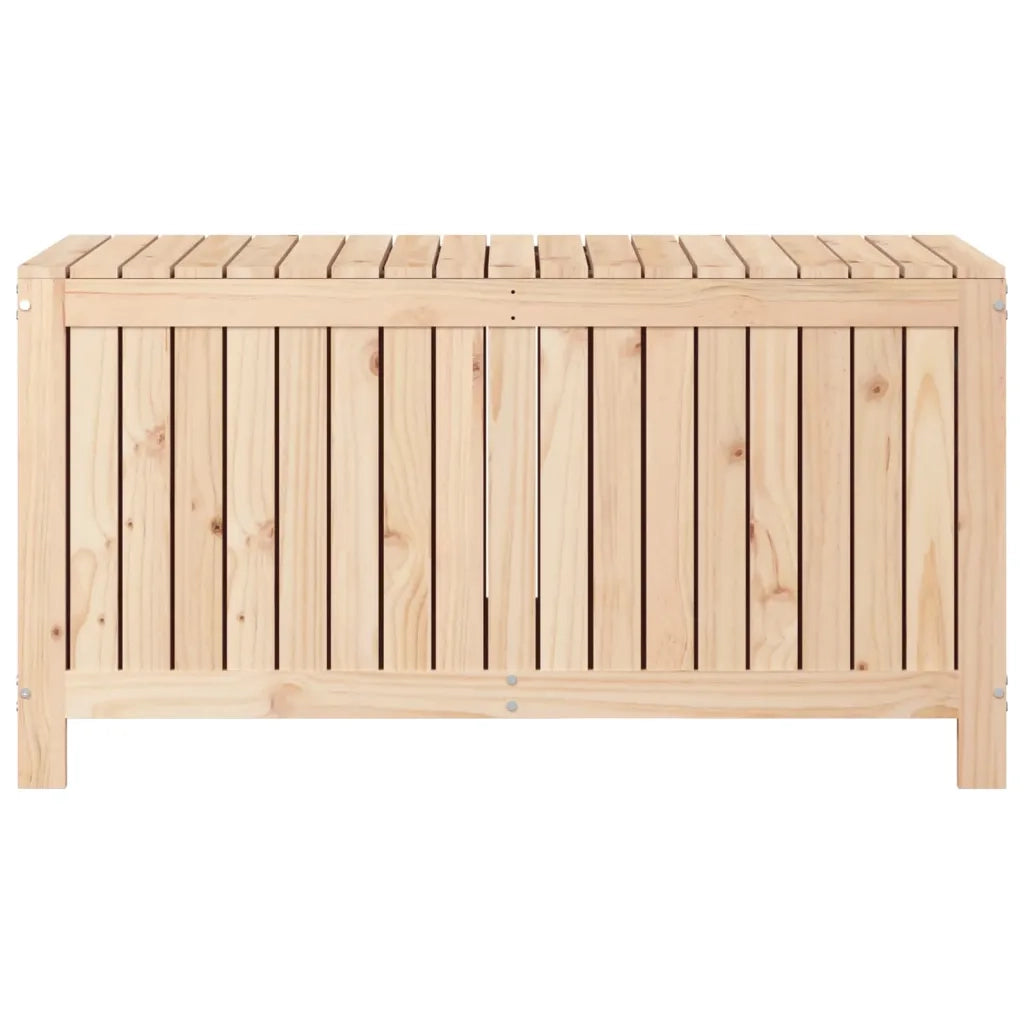 Contenitore da Giardino 121x55x64 cm in Legno Massello di Pino 823843
