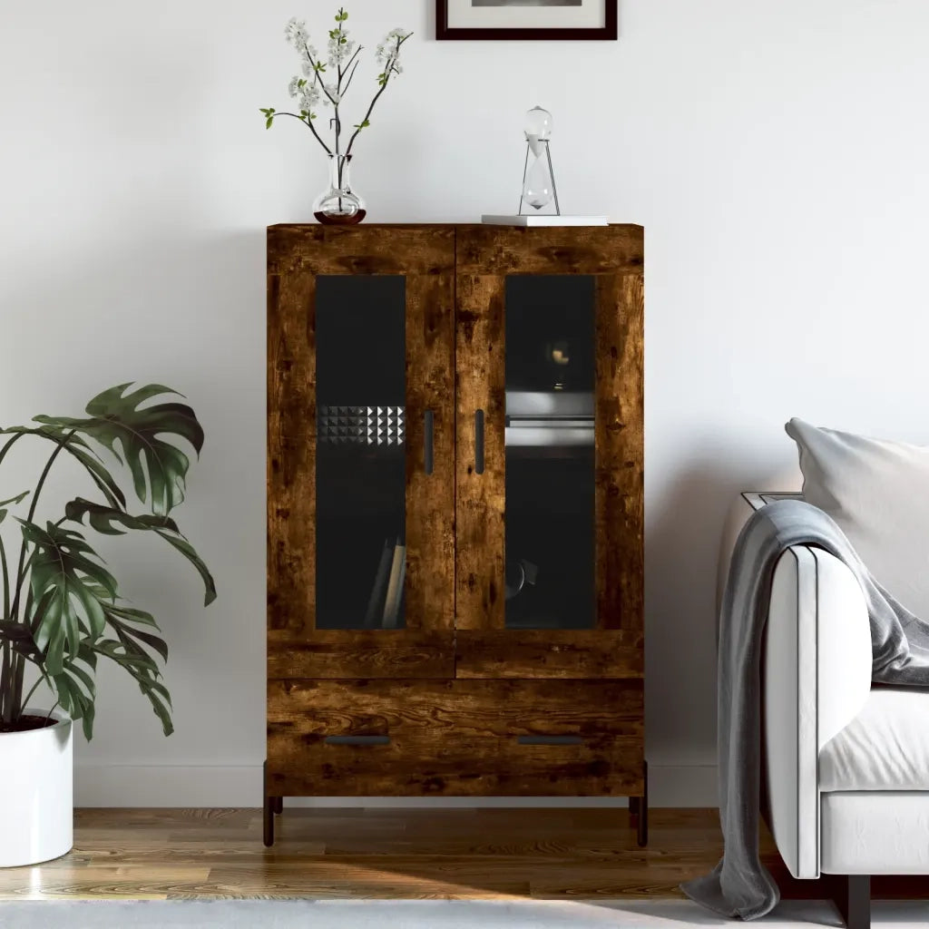 Credenza Rovere Fumo 69,5x31x115 cm in Legno Multistratocod mxl 104789