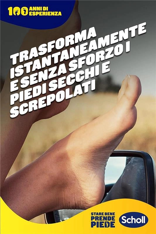 SCHOLL LIMA PER PIEDI CON CRISTALLI DI DIAMANTE A DOPPIA SUPERFICIE ABRASIVA PER CALLI 2 SUPERFICI IMPUGNATURA ANTISCIVOLO