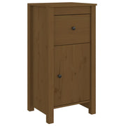 Credenza | Madia | Buffet da pranzo | Armadio da pranzo Marrone Ambrato 40x35x80 cm in Legno Massello di Pino