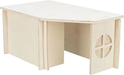 Casa per conigli e cavia senza chiodi e viti - Sistema da connessione - 42 × 18 × 26 cm