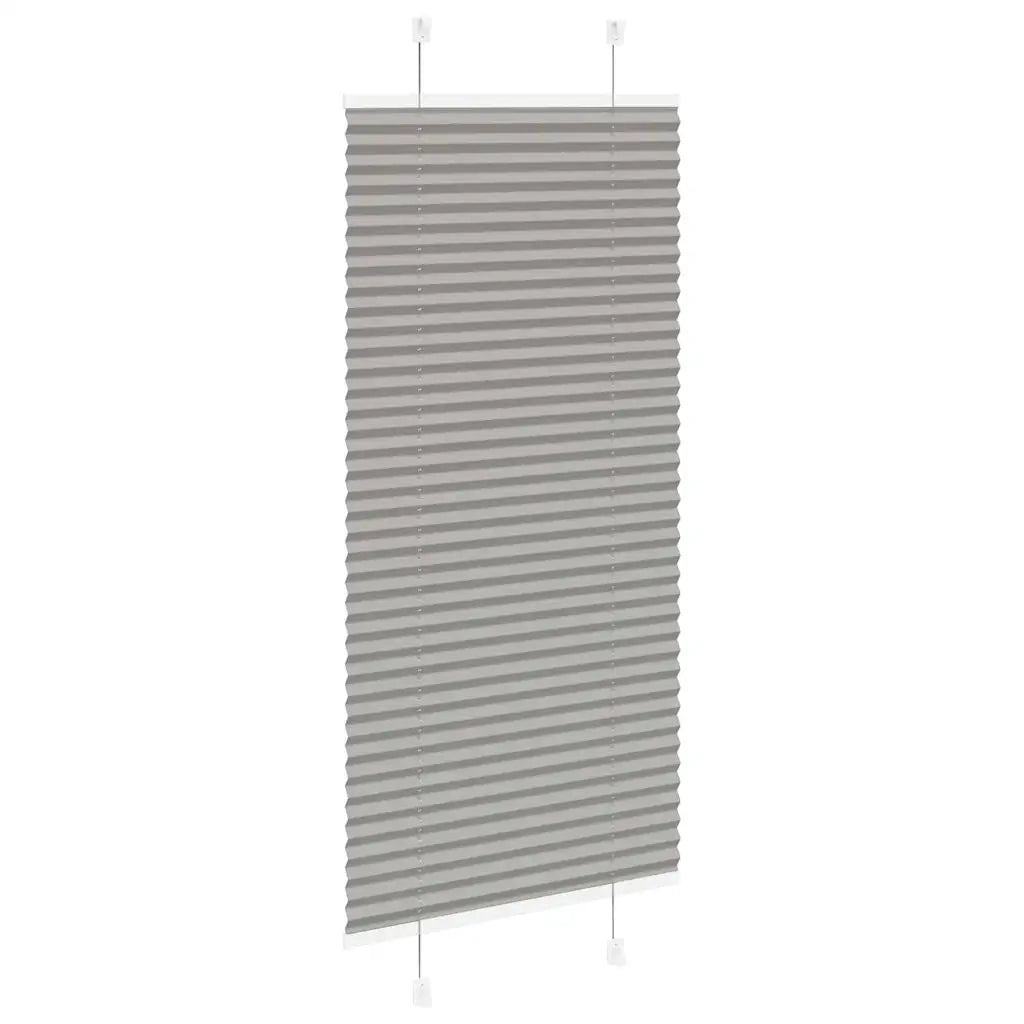 Tenda Plissettata Antracite 55x100 cm Larghezza Tessuto 54,4 cm 4015066