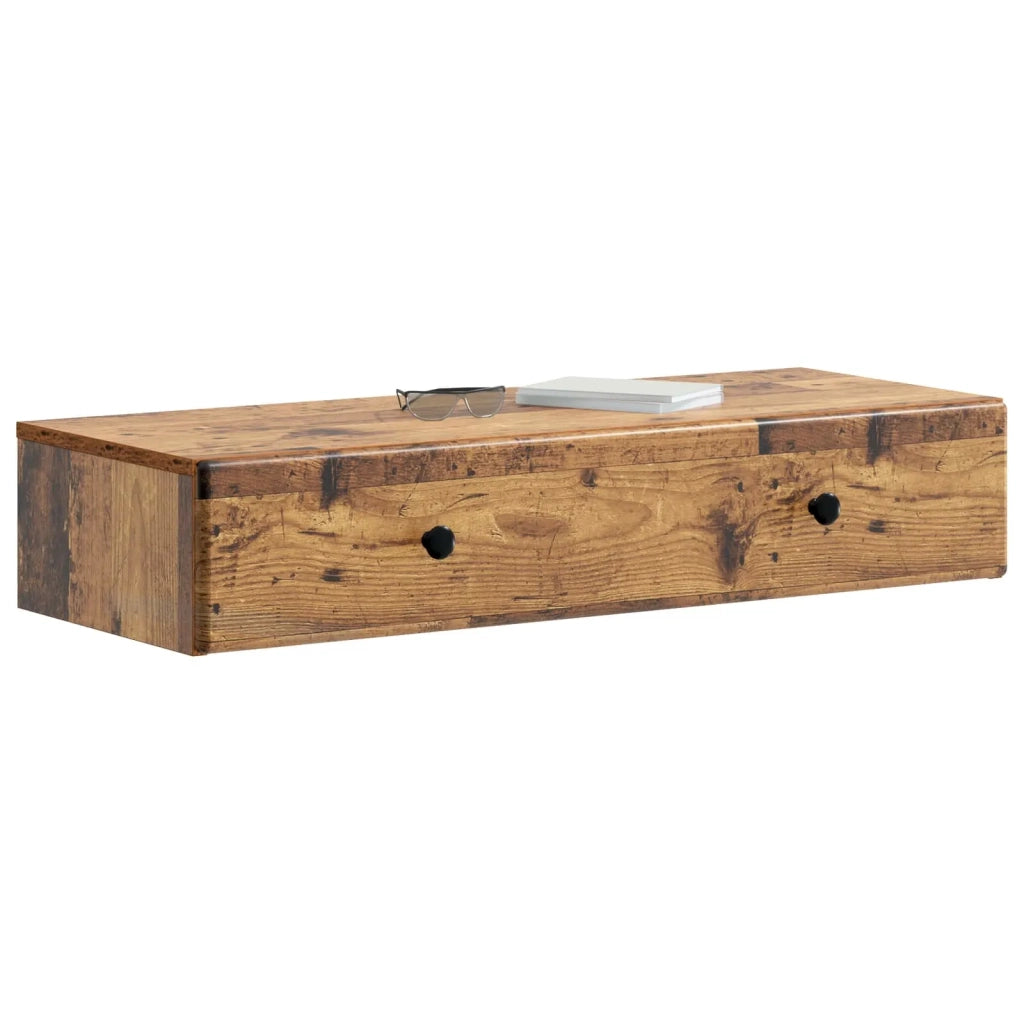 Tavolino da Parete Laterale Legno antico 87,5 x 34,5 x 17 cm 899183