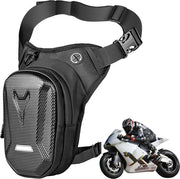 Zaino impermeabile con scaglia rigida per uomini e donne - zaino multifunzionale per motocicletta - nero .
