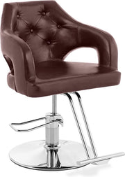 Sedia per Barbiere - 470 - 570 mm - 150 kg - Cuoio