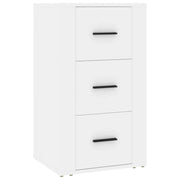 Buffet credenza cassettiera armadio mobile contenitore organizer per cucina soggiorno salotto 40 x 33 x 70 cm legno ingegnerizzato bianco 02_0030295