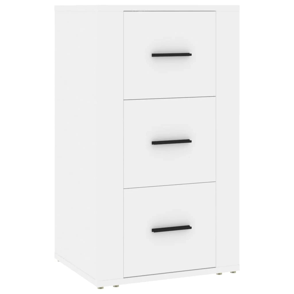 Buffet credenza cassettiera armadio mobile contenitore organizer per cucina soggiorno salotto 40 x 33 x 70 cm legno ingegnerizzato bianco 02_0030295