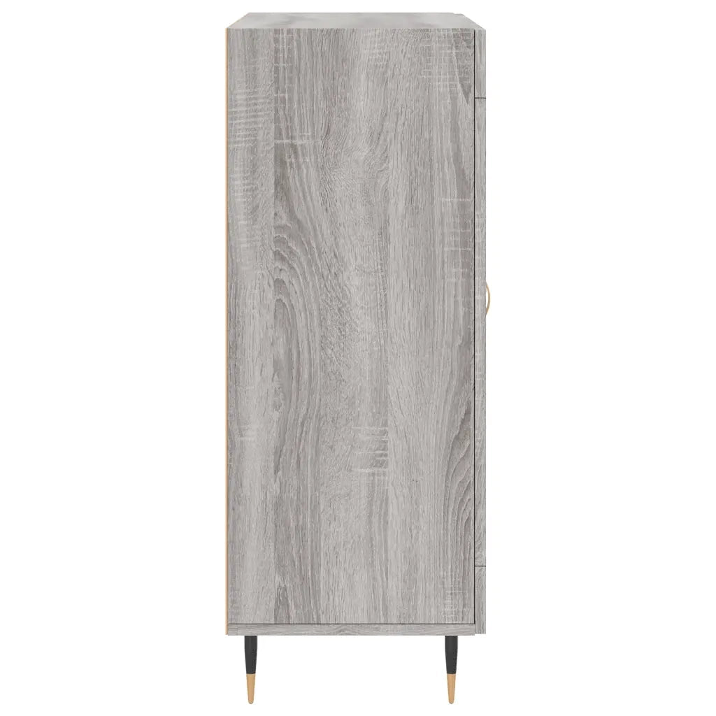 Credenza | Madia | Buffet da pranzo | Armadio da pranzo Grigio Sonoma 69,5x34x90 cm in Legno Multistrato