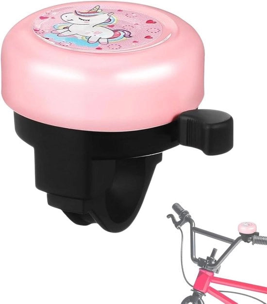 Fiocchetto di unicorno rosa per bambini – mini-fiocchetto e accessorio per scooter e bicicletta, duraturo e sostenibile