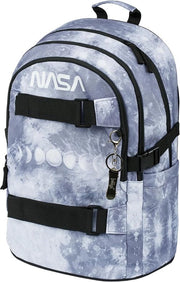 Borsa da scuola per ragazzi ragazze adolescenti - Borsa skateboard - Borsa per bambini con tasca per laptop e cintura per la scuola, scuola secondaria, scuola superiore