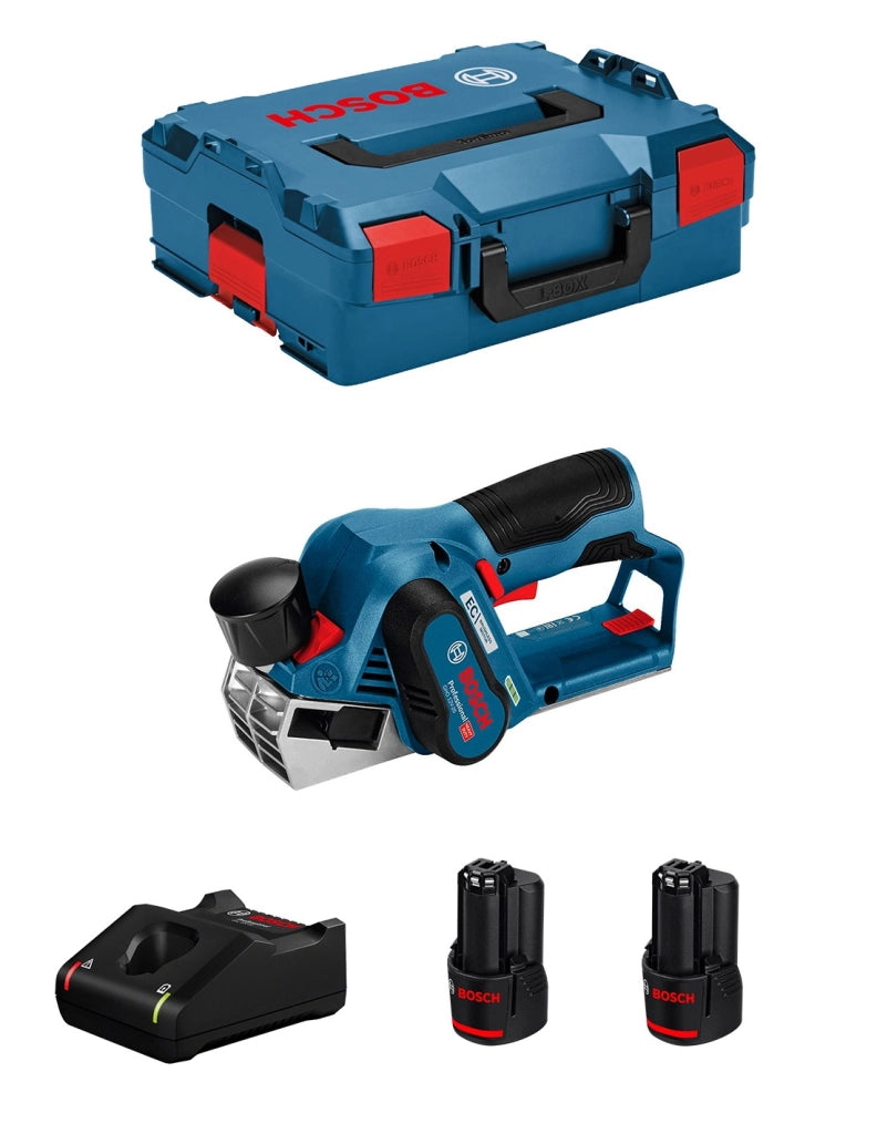 Pialletto BOSCH GHO 12V-20 (2 x 3,0 Ah + GAL12V-40 + L-Boxx 136)