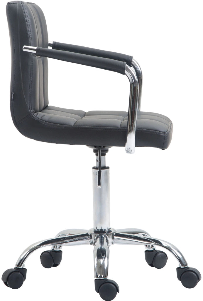 Sedia da ufficio Lucy V2 in similpelle grigio
