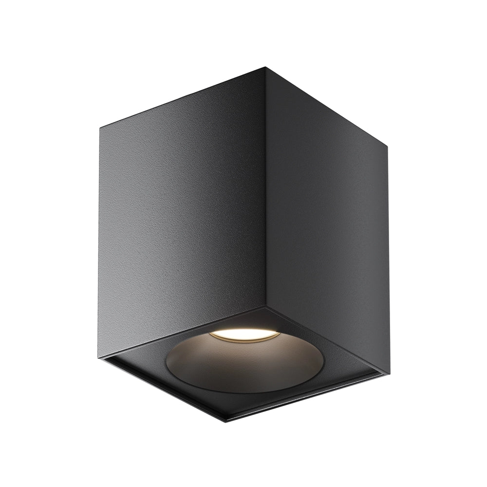 Plafoniera Maytoni Zoom nera alluminio 9 cm GU10 IP65
