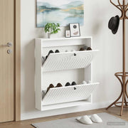 Mobiletto per Scarpe da Muro ALKMAAR 71 x 17 x 86 cm 896199