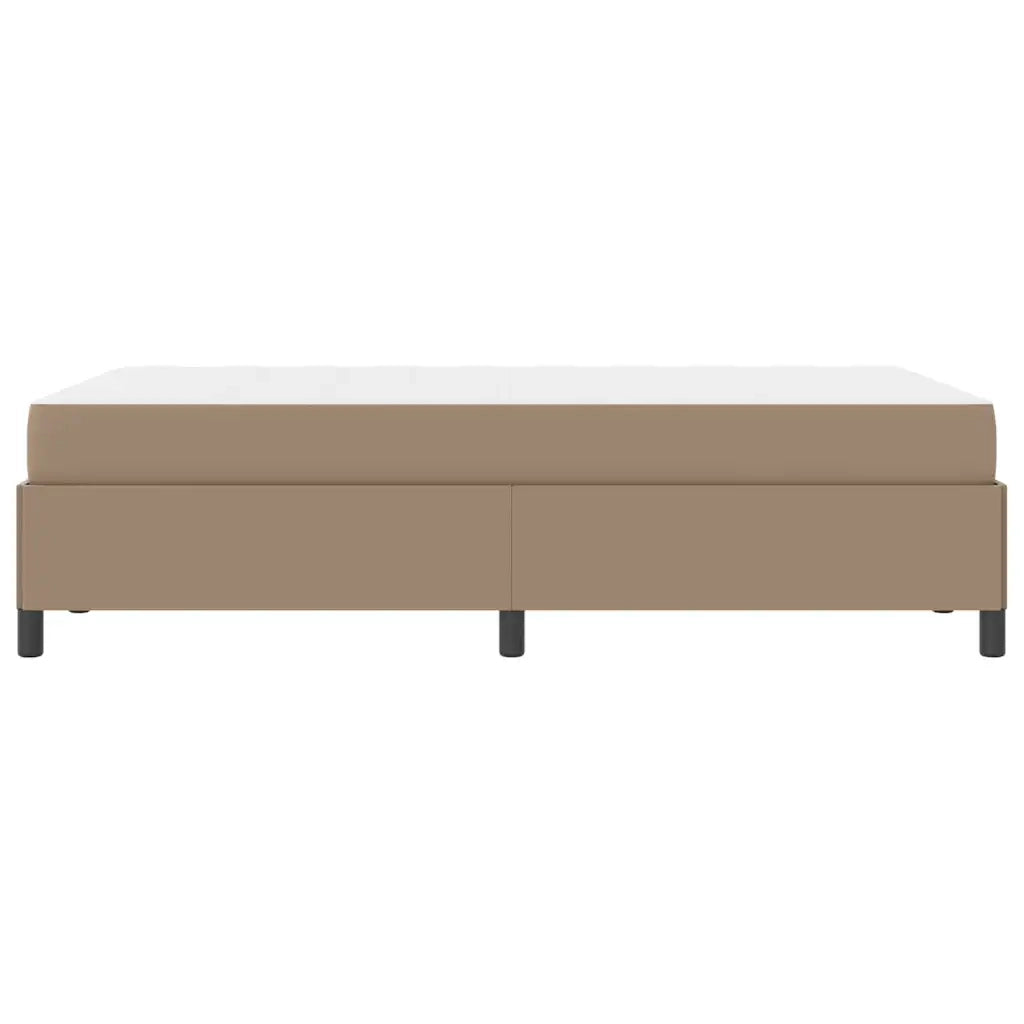 vidaXL Struttura letto con materasso Cappuccino 120 x 190 cm