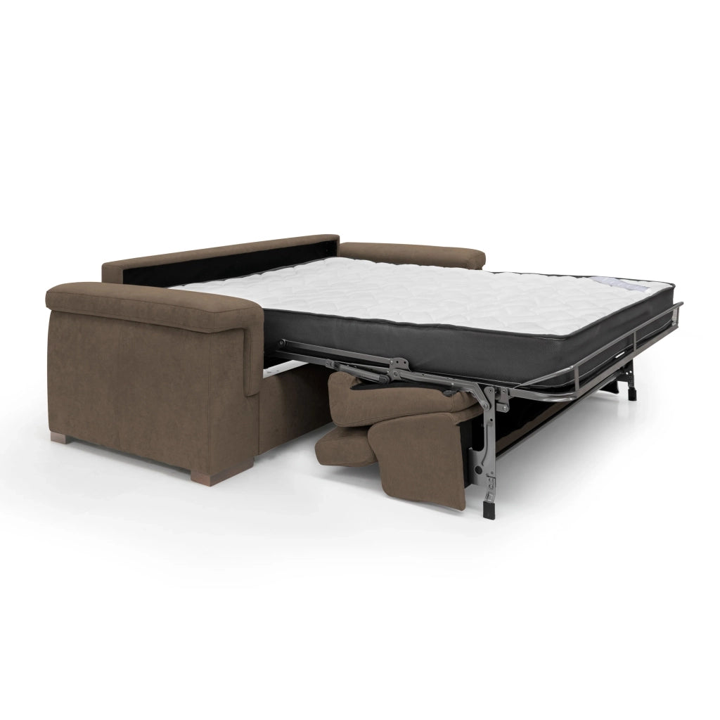 Giunone Divano letto mat. H18 200 cm (mat. 120x197 cm) marrone
