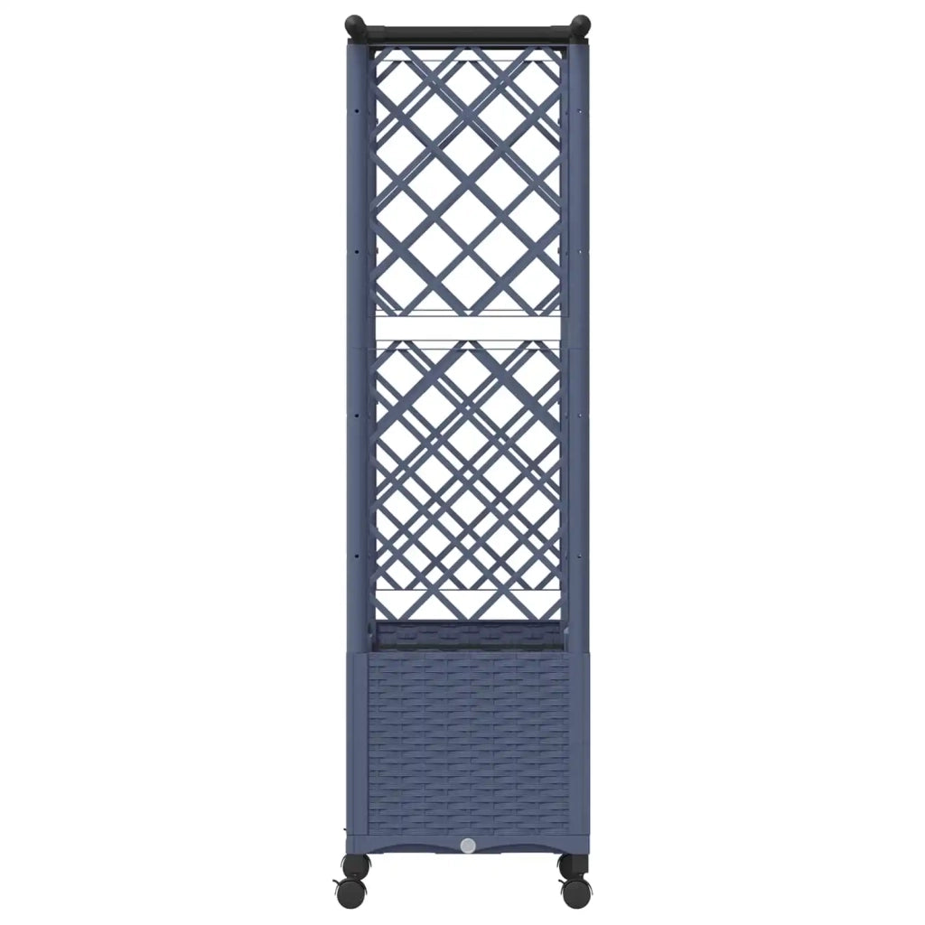 Letto Rialzato con Griglia e Tetto Grigio 124,5 x 40 x 142 cm 3423031