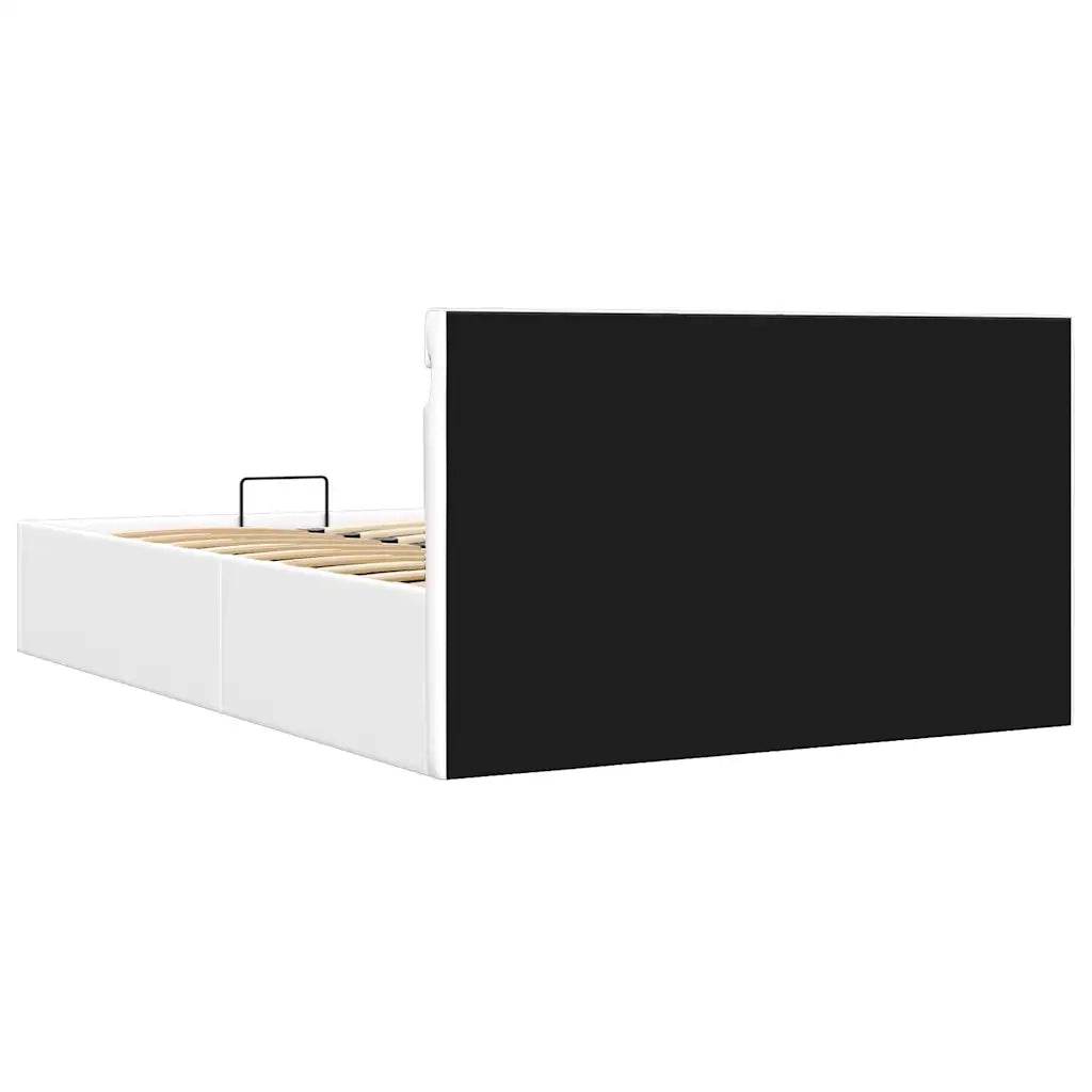 Giroletto Contenitore Idraulico LED Bianco Similpelle 120x200cm