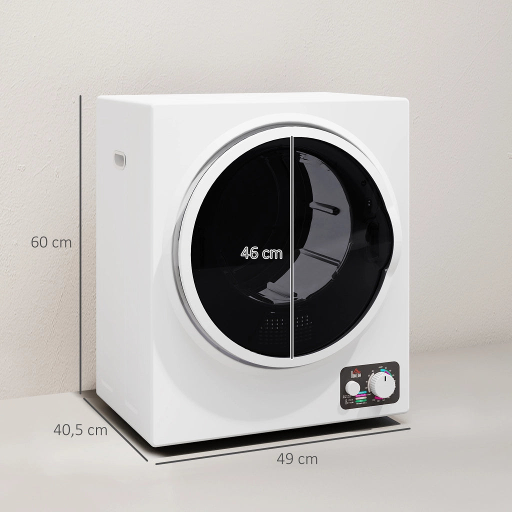 Asciugatrice Mini per Lavatrice 4 kg ¨C zephmum ¨C 850W Bianco