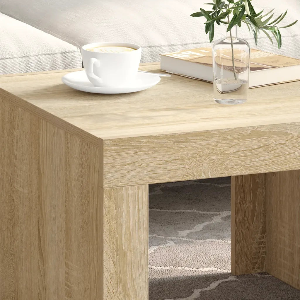 Tavolino da Salotto Rovere Sonoma 50x50x35 cm in Truciolatocod mxl 103642