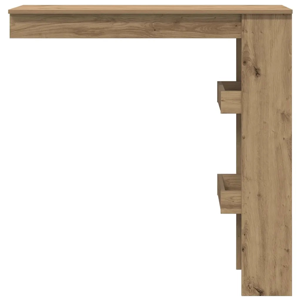 vidaXL Bancone da Muro Rovere Artigianale Legno Multistrato