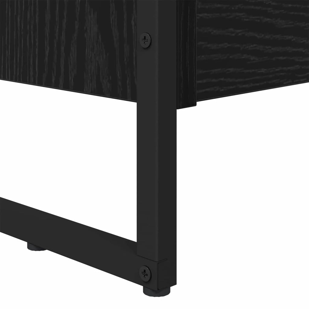 Armadio per Libri 2 pcs Rovere Nero 80 x 30 x 155 cm 3403004