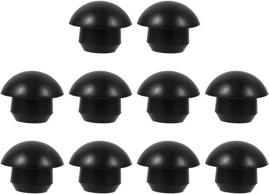 10 pezzi di Jack Rubber Olio Piatto di Supporto - Bumper di Staffa in Gomma - Pistone Idraulico di Pressione Superiore di Gomma - Flessibile Supporto di Bottiglia