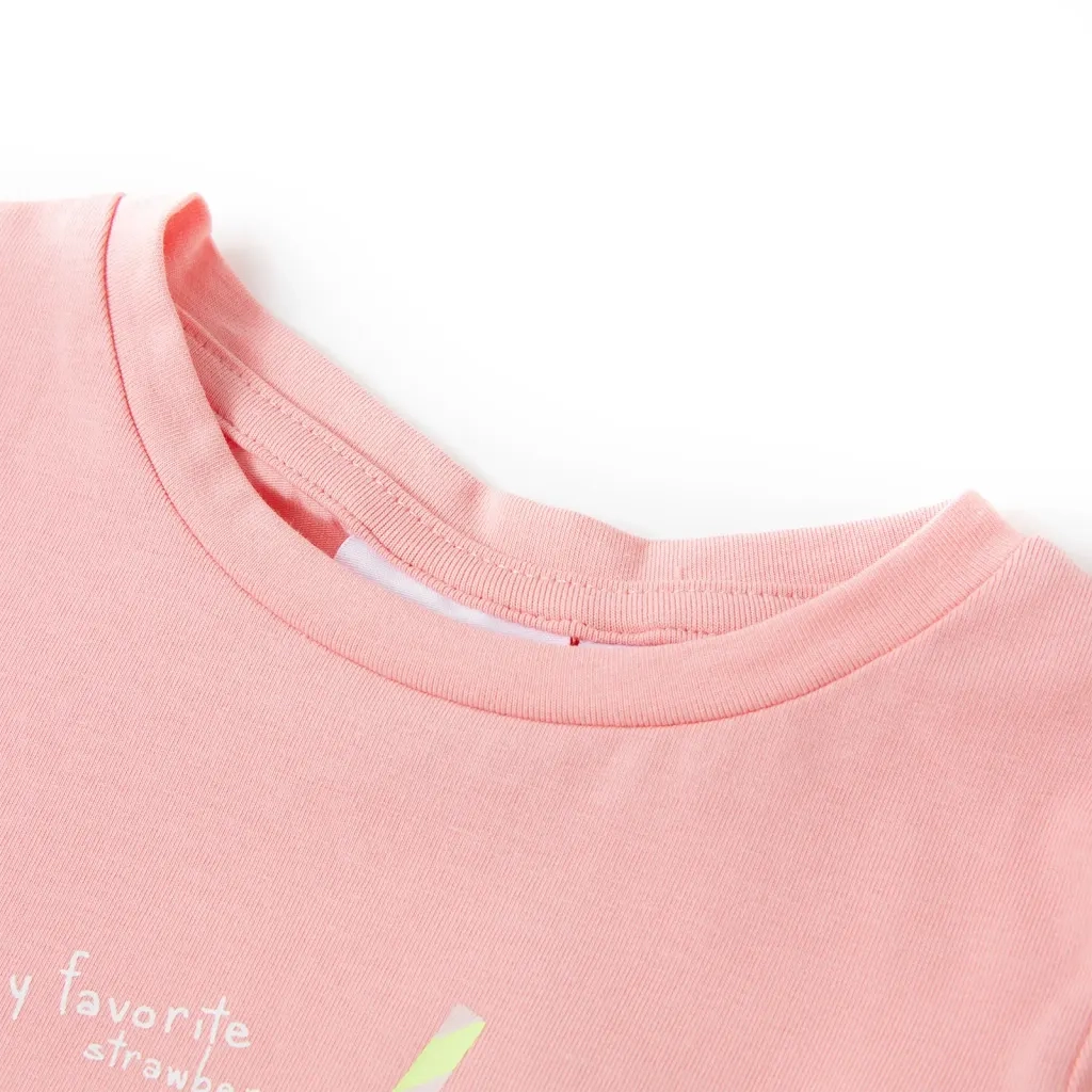 Maglietta da Bambina Rosa 116
