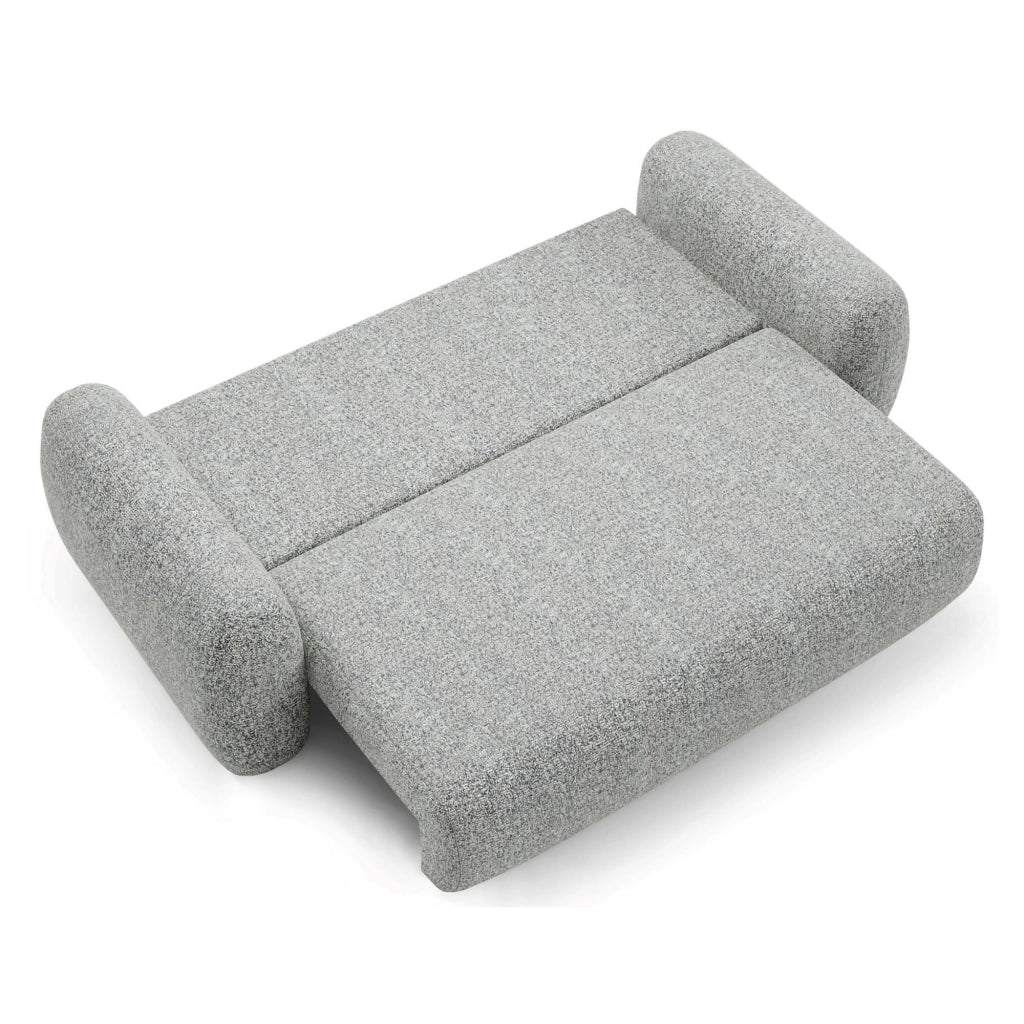 Sessame, Divano Letto 3 Posti Contenitore, 266x121 cm Grigio