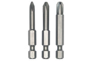 Inserti Prolungati Pozidriv 50 Mm Pezzi 3 - Masidef